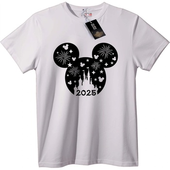 NOONEBRAND Тениска Disney Mickey Фойерверки 2025 - XS, Black