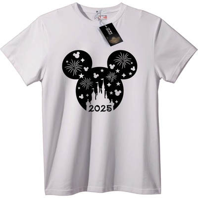 NOONEBRAND Тениска Disney Mickey Фойерверки 2025 - XS, Black