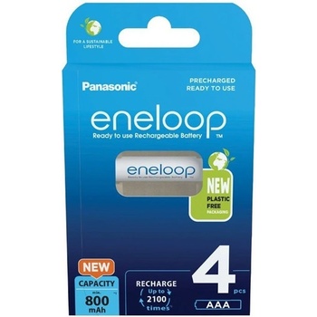 Panasonic Panasonic Eneloop BK-4MCDE/4BE AAA 800mAh микрокерамична батерия 4бр/опаковка BK4MCDE-4BE (BK4MCDE-4BE)