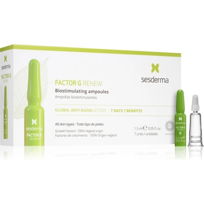 Sesderma Factor G Renew ревитализиращ серум за подмладяване на кожата на лицето 7x1, 5ml