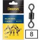 Delphin Rolling Swivel veľ.8 10 ks