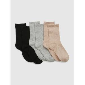 GAP Детски чорапи CashSoft, 3 броя GAP GAP | Cheren | Момичешки | 116/122