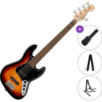Squier Affinity Series Jazz Bass V LRL BPG SET 3-Color Sunburst 5-струнна бас китара