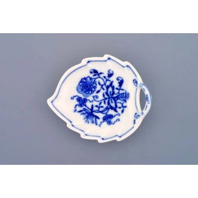 Český porcelán Dubí miska list mini 10215 Cibulák 8 cm