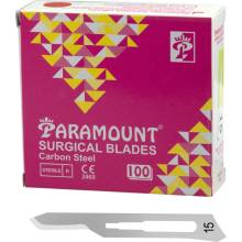 PARAMOUNT Skalpelové čepieľky č. 15 - 100ks