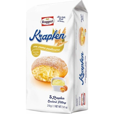 Ruggeri krapfen koláčiky plnené vaječným krémom 210 g