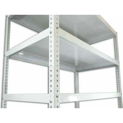 Biedrax Regál 45 x 150 x 250 cm 7 polic bílý