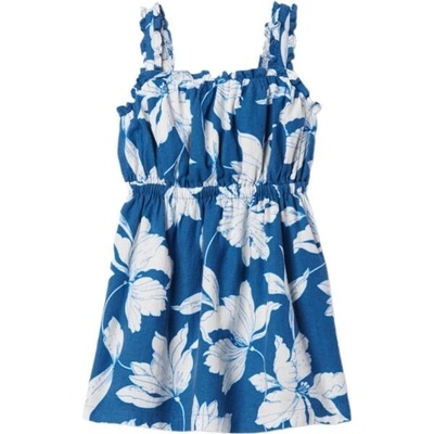 GAP Smock dievčenské šaty modrá