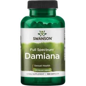 Swanson Full Spectrum Damiana, 510 mg, 100 капсули, Swanson (SW532)