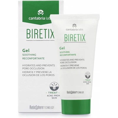 Biretix Soothing Gel Zklidňující na pleť se sklonem k akné 50 ml