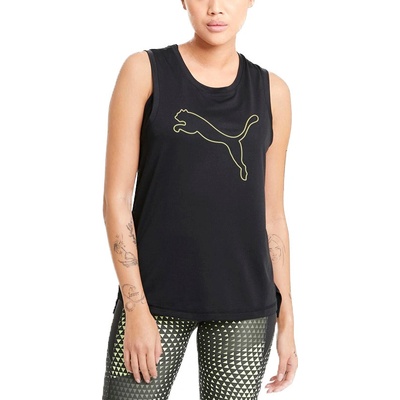 Puma TRAIN FAV CAT MUSCLE TANK W čierne 520256-01