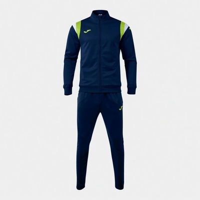 Terra tracksuit dark navy lime