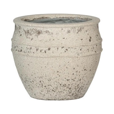 Pottery Pots Athena, kriedovo biela, 28,5 x 24 cm