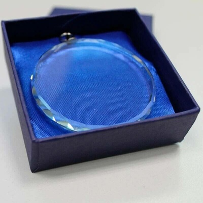 Skleněná medaile 60mm včetně krabičky 102S001