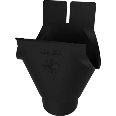 Zambelli Colordur Kotlík oválný 333/100RAL 9005 černa 240015-9005
