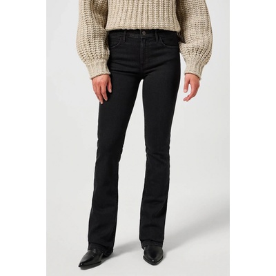 Wrangler Bootcut Jeans in Drainpipe 112358412 čierna