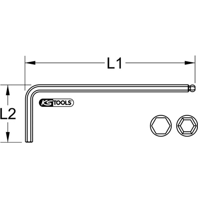 KS Tools kľúč 3/8 palca 151.4439