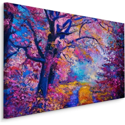 Plátno Cesta V Barevném Lese Varianta: 100x70