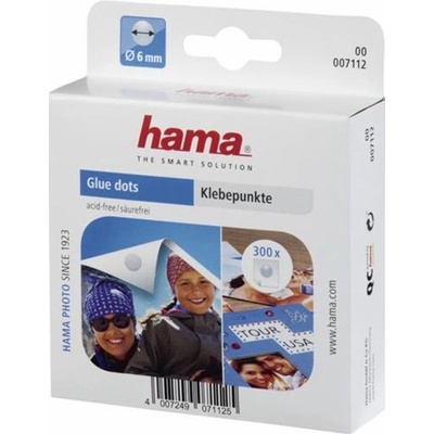 Příslušenství Hama lepící body , 6 mm, 300 ks, permanentní