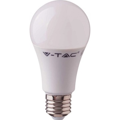 V-TAC LED žiarovka E27 s pohybovým senzorom, 9W 806lm Teplá biela 3000K