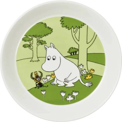 Talířek Moomin Arabia 19 cm Moomintroll grass-green