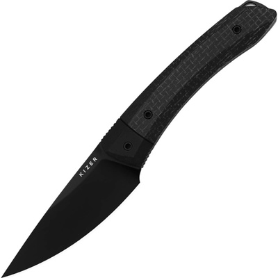 Kizer Momo Fix 3 AEB-L Black PVD Coating,Micarta & G10 1124A4