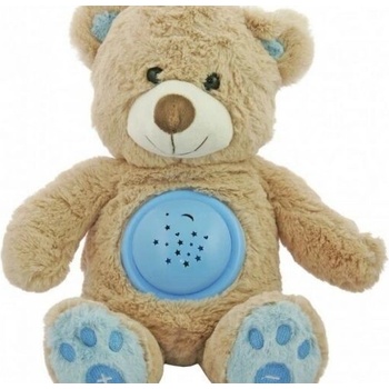 Baby Mix Plyšový medvídek s melodií a projektorem modrá