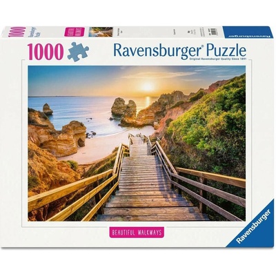 Ravensburger Krásné cestičky Schody na Camilo Beach Algarve 1000 dílků