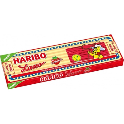 Haribo Pendreky jahodové Veggie 50 x 70 g