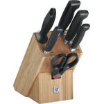 ZWILLING Блок с 4 ножа, ножица и острилка Four Star бамбук (35068-002-0)