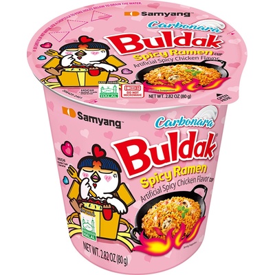 Samyang Buldak Hot Kurczak Spicy Ramen Carbonara 80 g