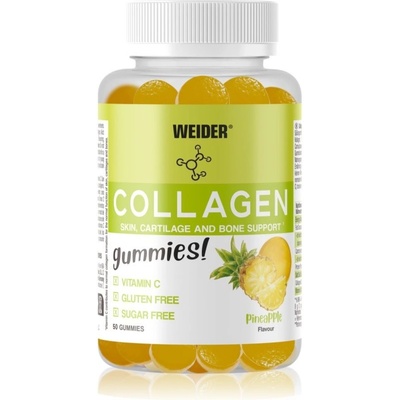 Weider Collagen Gummies s kolagenem pineapple 50 želé bonbónů