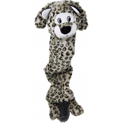 Hračka pro psy KONG RSJX3E Stretchezz Jumbo Snow Leopard XL Squeaker