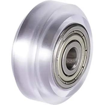 Image 1 of Pom Пластмасова прозрачна голяма ролка с лагер (zd0024)