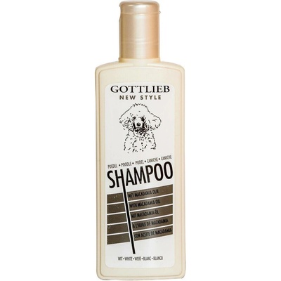Beeztees Gottlieb Pudel šampon pro psy pro bílé pudly s makadamovým olejem 300 ml