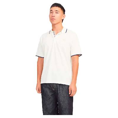 Alves short sleeve polo - White (Cloud Dancer / Solid)