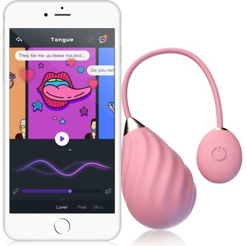 Magic Motion Sundae - inteligentné vibračné vajíčko ružové