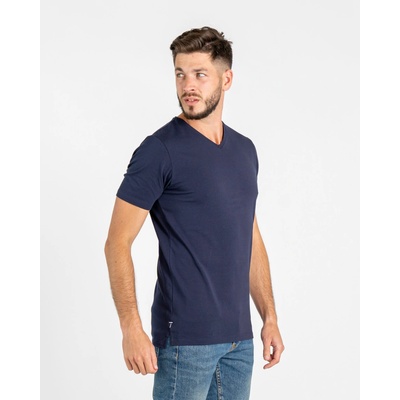 TallGuys pánské rozstřižené tričko véčko Navy