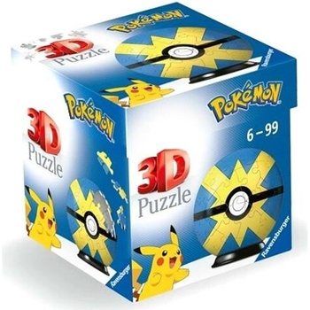 RAVENSBURGER 3D Puzzleball Pokémon Quick Ball - 54 ks