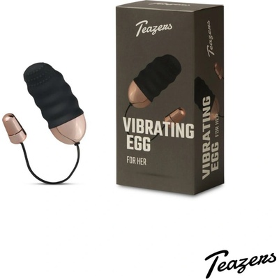 Teazers Vibračné vajíčko s rebrovaním a diaľkovým ovládaním
