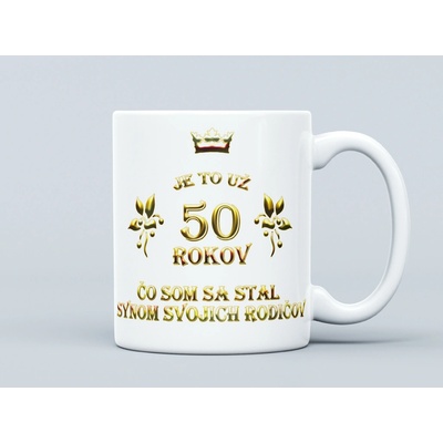 Efektný darček Personalizovaný hrnček k narodeninám 330 ml