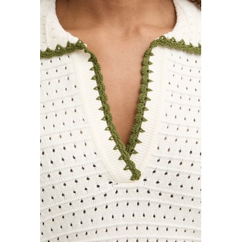 Pedro del Hierro тениска тип пулове с яка дамска от памук (5503018)