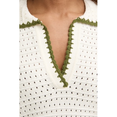 Pedro del Hierro тениска тип пулове с яка дамска от памук (5503018)