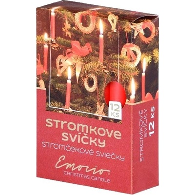 Stromkové svíčky 12 ks Metalické měděné
