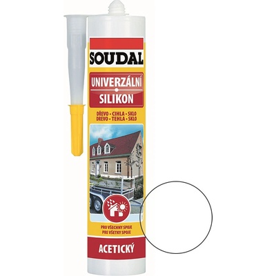 Soudal Silikón univerzálny 280 ml transparentná