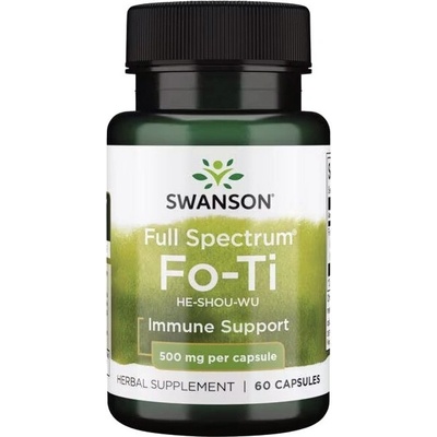 Swanson Fo-Ti He-Shou-Wu Rdesno mnohokveté 500 mg 60 kapsúl