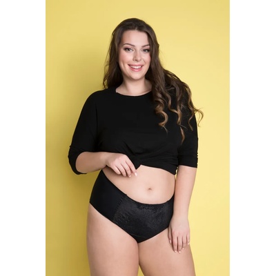 Julimex Бикини с висока талия в черен цвят agateh-55430-czarne - Черен, размер xl