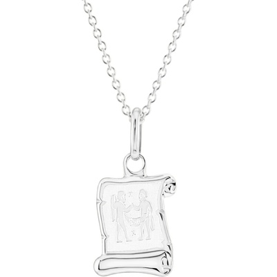 Gemmax Řetízek se znamením Blíženci z bílého zlata GUSWN-43161-25841