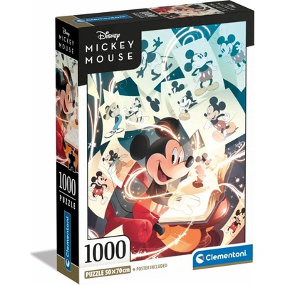 Clementoni Kompaktná oslava Mickey Mouse 1000 dielov
