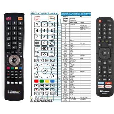 Dálkový ovladač General Hisense EN2BI27H